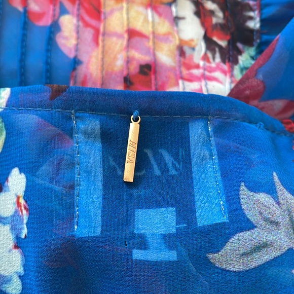 MISA Los Angeles floral, tiered, midi/maxi dress, long sleeve - Picture 15 of 16